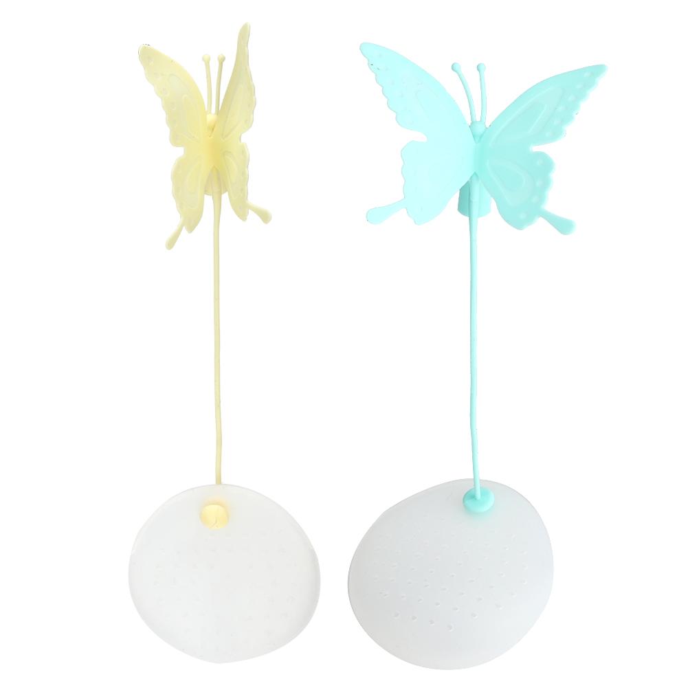 Beautiful Silicone Loose Leaf Tea Infuser Strainer Filter Tea Making Tool Kitchen Accessory