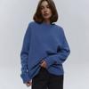 Round Neck Sweater for Women Autumn Winter Loose Pullover Sweater Simple Solid Colour Knitwear Luxurious Relaxed-fit Slimming and Versatile Top