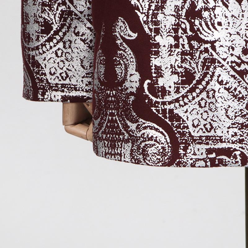 2026 Spring Stylish Printed Women's Suit Jacket - European American Commuting Style