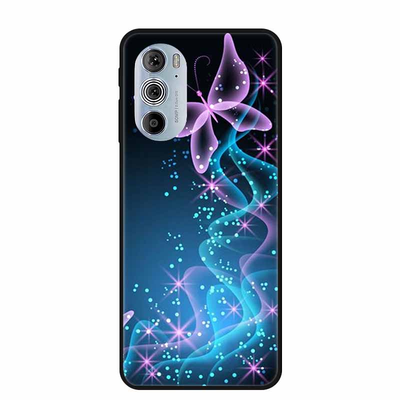 For Motorola Moto Edge Plus 2022 Case Soft Silicone TPU Back Cover Case For Motorola Edge+ 5G UW 2022 Funda Wolf Cartoon Coque