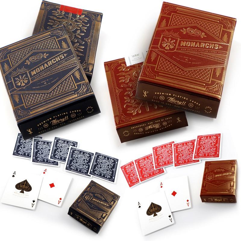 Theory11 Monarch Oyun Kartları Bisiklet Monarchs Destesi Poker Boyutu Kart Oyunları Sihir Hileleri