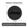 2pcs Car Water Cup Mat Suede Coaster Non Slip Pad Accsesories For Jeep Grand Cherokee Wrangler JK Renegade Gladiator Compass AKL1