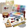 &affetto Sealing Stamp Set: Sealing Wax, Wax Head, Coating Spoon, Seals for Letters, Gifts, Invitations, Impression Enhancement, Beginner-Friendly, Ja