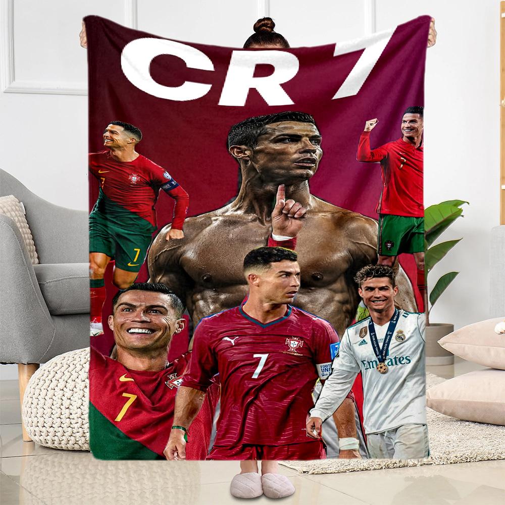 Cristiano Ronaldo Blanket Soft Cozy Suitable For Bedding Couch Livingroom Allseason Use Stylish Decor Best Holiday Gift For Friends Family