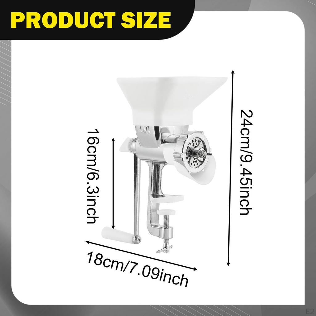 Manual Kibble Machine Mill Ergonomic Handle Maker, Processing Tool for Farm, Household