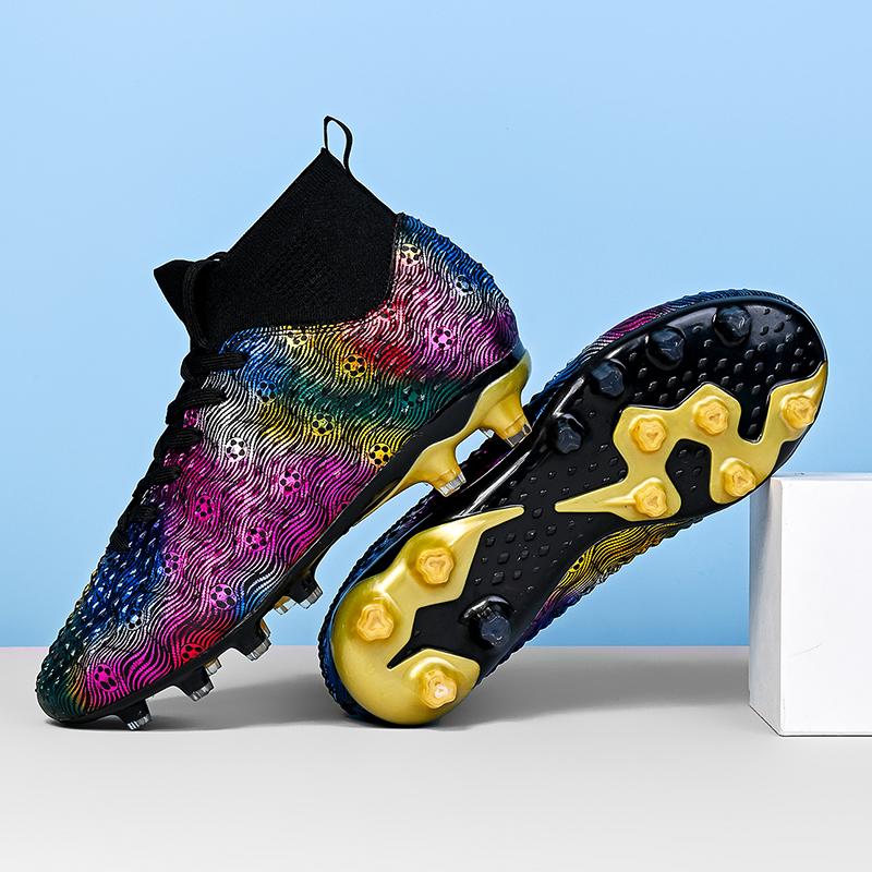 

2024 Мужские футбольные бутсы большого размера Сверхлегкие футбольные бутсы для мальчиков Кроссовки Нескользящие футбольные бутсы AG/TF Ботильоны унисекс 35