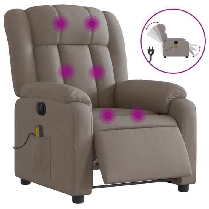 VidaXL Electric Reclining Massage Armchair, Relaxation Chair with Backrest, Seat with Armrests, TV Armchair of 3205312