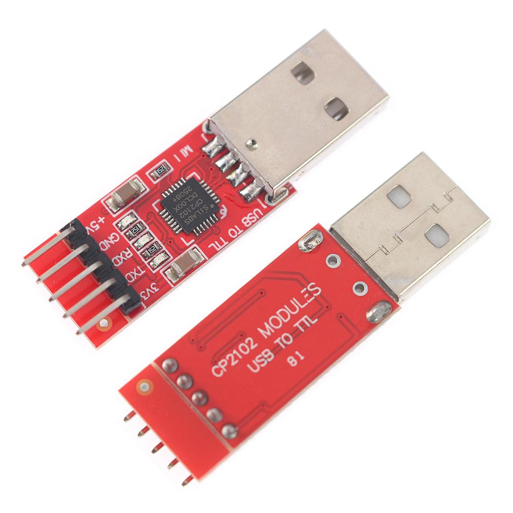 1PCS CP2102 USB TTL UART Module CH9102 for STC Download Cable PL2303 Super Brush Line Upgrade for Arduino