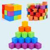 Toddler Educational Spatial Sense Rubik's Cube Battle Game - Two-Player Building Blocks for Parent-Child Interaction and Concentration Development.