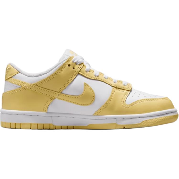 Nike Dunk Fashion Comfortable Durable Low-Top Kids Skate Shoes Kids Skate Shoes Yellow FB9109-126