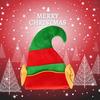 Christmas Elf Hat with Ears Decorations Costume Witch Hat Cosplay Party Props Accessories for Child