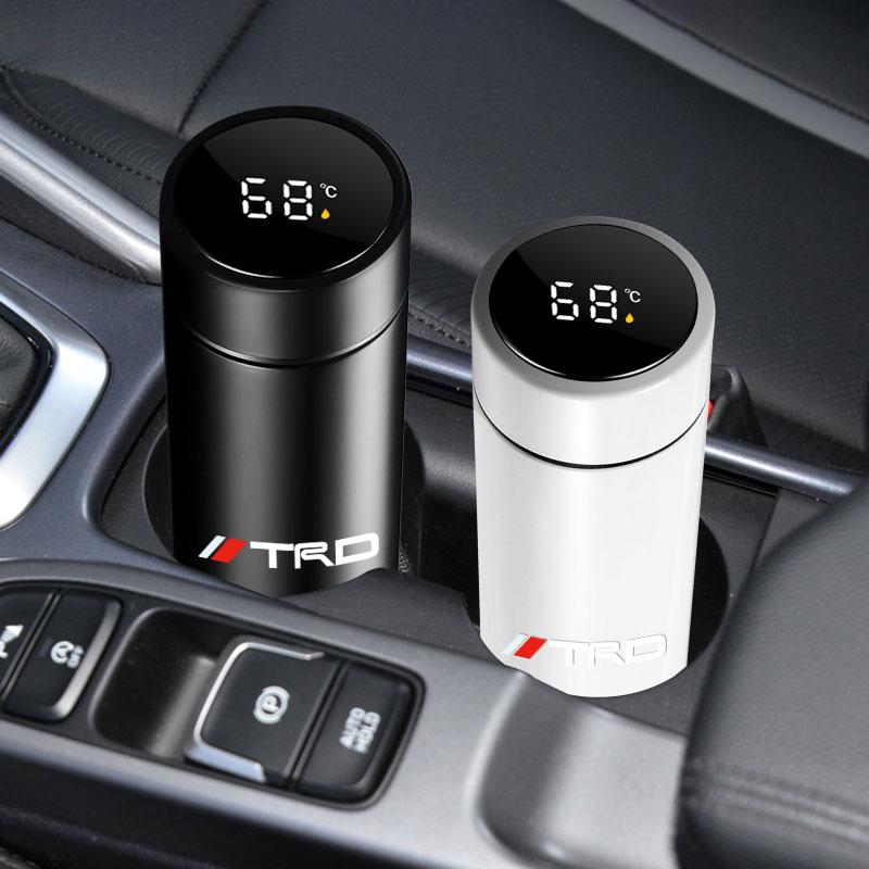 500ml Smart Thermo Mug Filter Coffee Drink Flask Temperature Display for TRD Toyota GR Corolla Rav4 Auris Camry Yaris Accessories