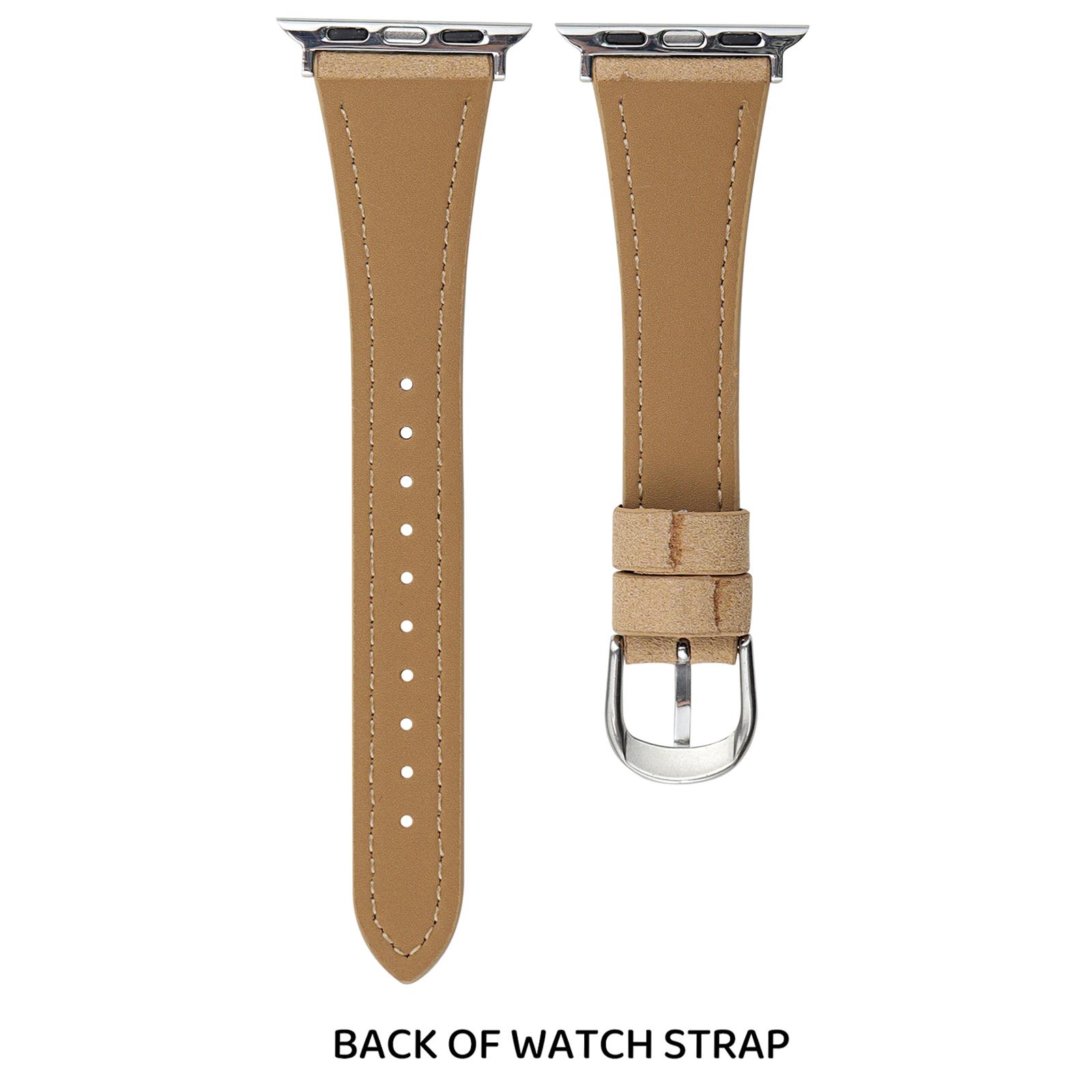 

Cartoon Dog Pattern Leather Strap for Apple Watch Series 10 9 8 7 SE 6 5 4 3 2 1 42mm 41mm 40mm 38mm Dark Brown
