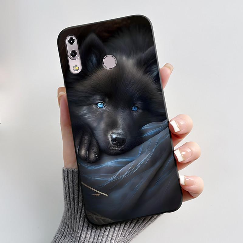 Für ASUS Zenfone 5 ZE620KL ZF620KL X00QD 5z ZS620KL Z01RD Hülle Luxus Süßes Liebes Kaninchen Lustig Schwarz Weiche TPU Silikon Rückseite
