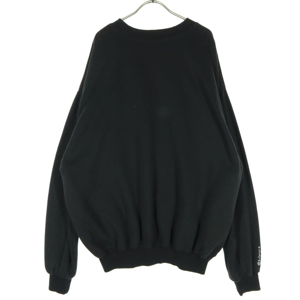 ANELATOKYO Back Brushed Long Sleeve Trainer Free Black Women Used