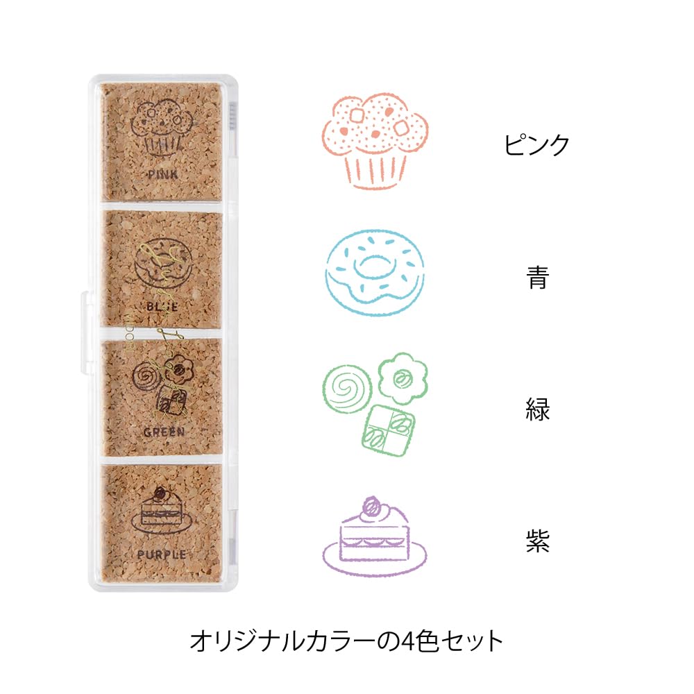 Midori Yurulog Stamp, Sweets Pattern, 35615006