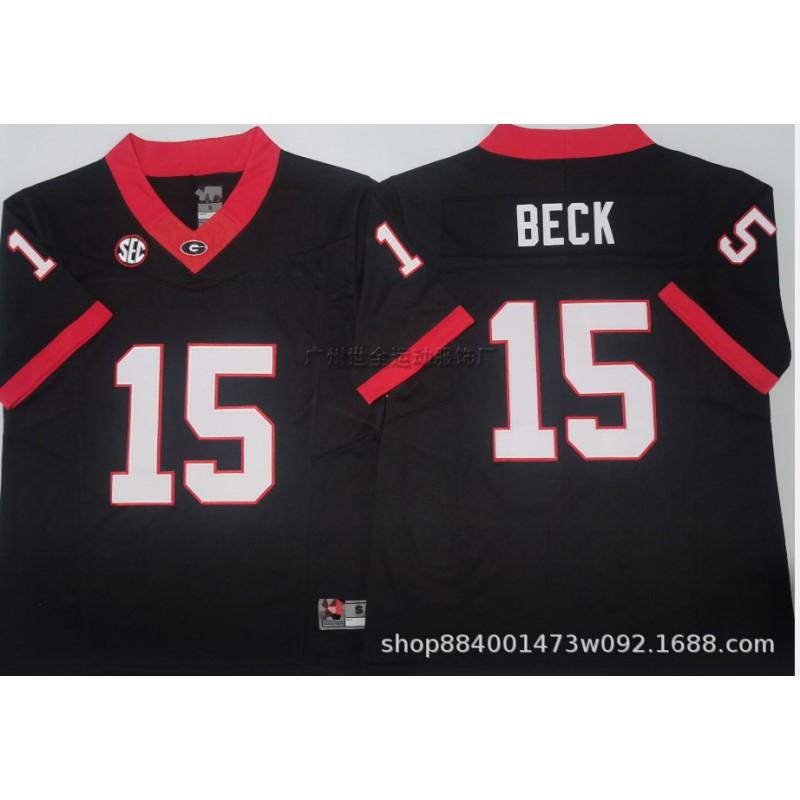Mens College Football Jersey Team Cotton Blend Rugby Training Shirt Buckeyes Longhorns Volunteers Buffaloes