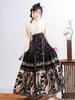 2024 Autumn Women's Phoenix Dance Print Hanfu Set - Ming Dynasty Inspired Chinese Daily Wear