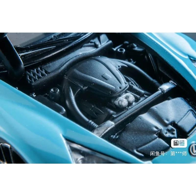 FDL4 TLV 2026HEC 1:64 Lexus LFA in blue, made of alloy material with casting process, high-end static car model, Boy's gift