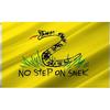 No Step On Snek Flag 2x3 FT and Don't Tread On Me Gadsden Flags with 2 Brass Grommets,Sturdy Double Stitched and Premium Polyester. (2x3ft)
