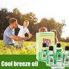 4 Pezzi/Set Fragranze Rinfrescanti alla Menta Prevenzione Sonnolenza Oli Essenziali Campo Repellente per Zanzare Prevenzione Vertigini Colpo di Sole