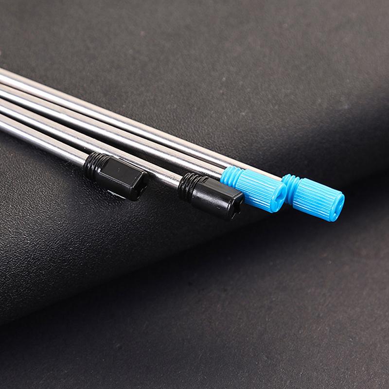 10pcs 7cm 0.5mm Ink  refill Metal Roller Ballpoint Pen Refill Medium Nib Blue Black Color Ink Ball Pens Refill for School Office Writing Stationery