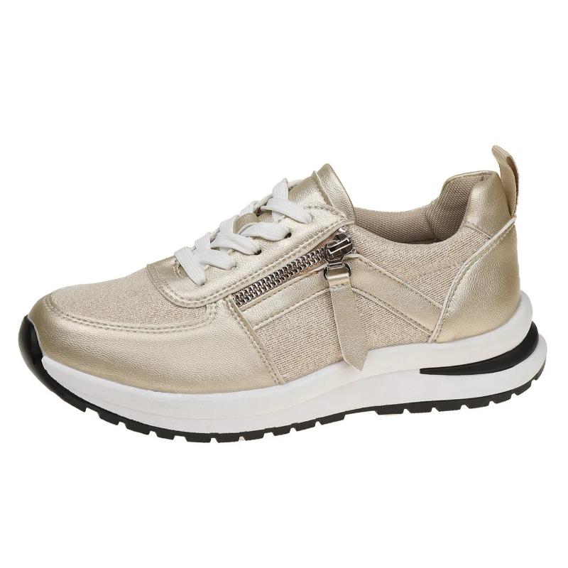 Zapatos de Mujer Diseñador Ligeros Casuales Zapatillas de Verano para Mujer Planos Punta Redonda Color Sólido Con Cordones Zapatos De Mujer