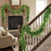 180CM Length Faux Boston Fern Garland Plastic Hanging Ivy Vines Wall Hanging Plant Outdoor Decor