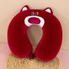 Customizable Cartoon Embroidery U-Shaped Memory Foam Neck Pillow for Travel & Home
