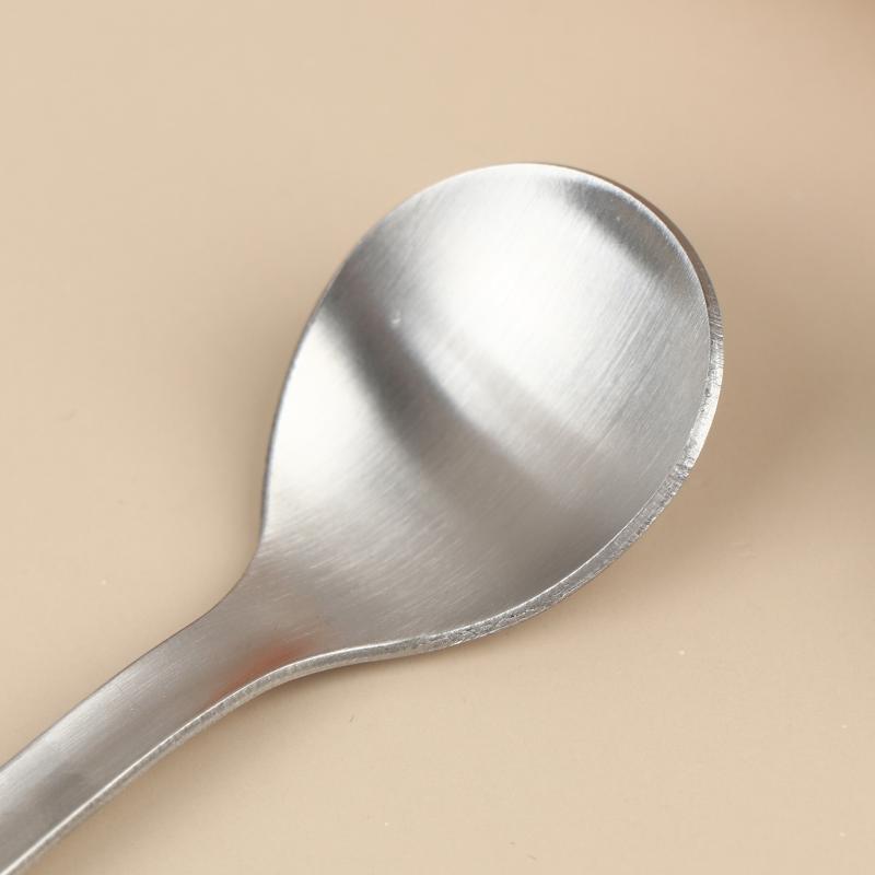Outdoor Stainless Steel Fork Spoon Salad Spoon Cake Fruit Fork Western Fork Tableware For Home School And Restaurant