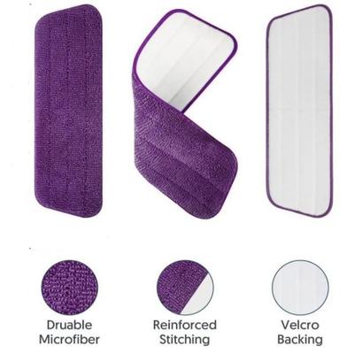 4 Pieces/set Absorbent Mop Replacement Cloth Soft Dust Removal Flat Mop Cloth Washable Microfiber Mop Pad Floor Cleaning