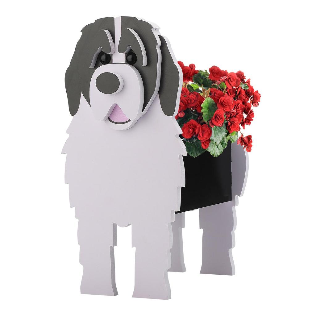 Vaso da fiori per cani Vasi da fiori giardino carino animale domestico vasi da fiori Vaso da fiori pianta Decorazioni da giardino