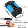 Power inverter Car Invertor 500W Vehicle-mounted Household Converter Peak power 6000W DC 12v To 220V Auto Accessories