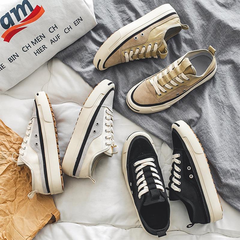 30265 canvas shoes low-top men's retro casual shoes street summer trendy shoes tooling men