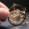New Harry Golden Snitch Time Timer Hourglass 360 Rotatable Potters Cosplay Props Astronomical Time Converter Magic School Fans