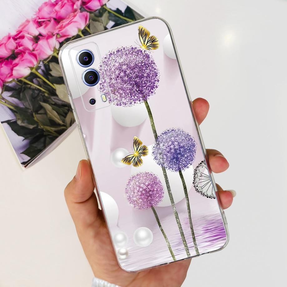 For Vivo Y72 5G V2041 Phone Case  For Vivo Y52 5G V2053 Mobile Back Cover Soft TPU Silicone Shockproof Clear Capa VivoY72 Y52 5G