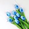 1PC 34cm PU Tulip Real Touch Artificial Flowers Tulip Bouquet for Christmas Halloween Wedding Home Party Decoration Fake Flowers