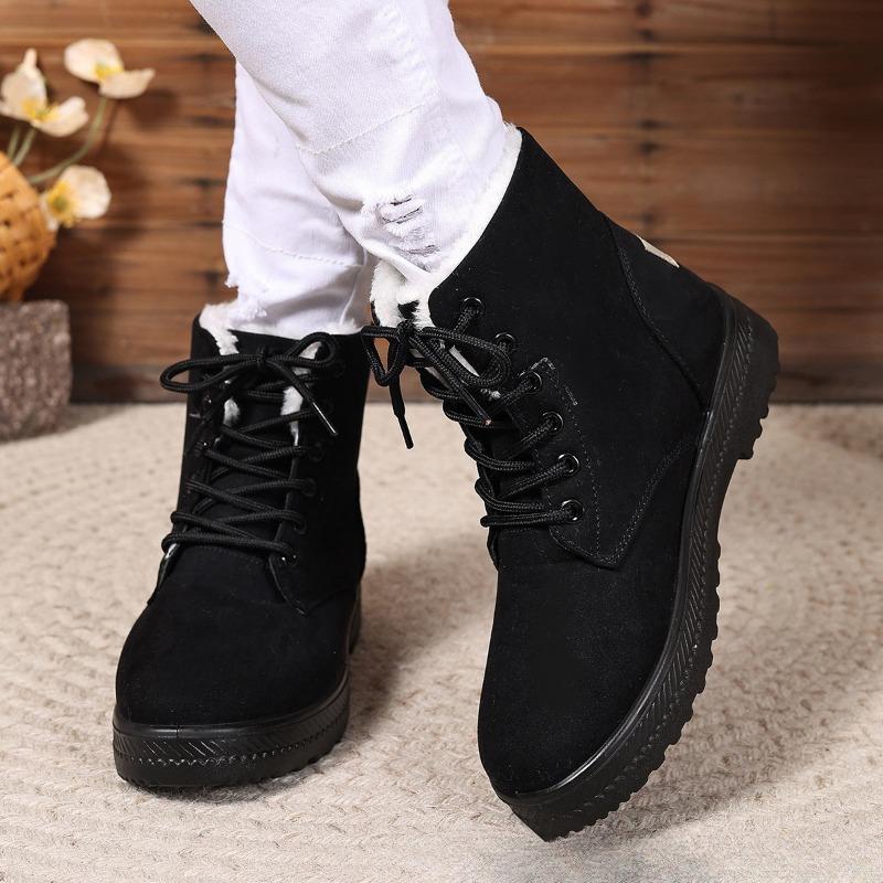 

Самые продаваемые и универсальные зимние ботинки, женские теплые ботильоны, хлопковые туфли на плоской подошве 36