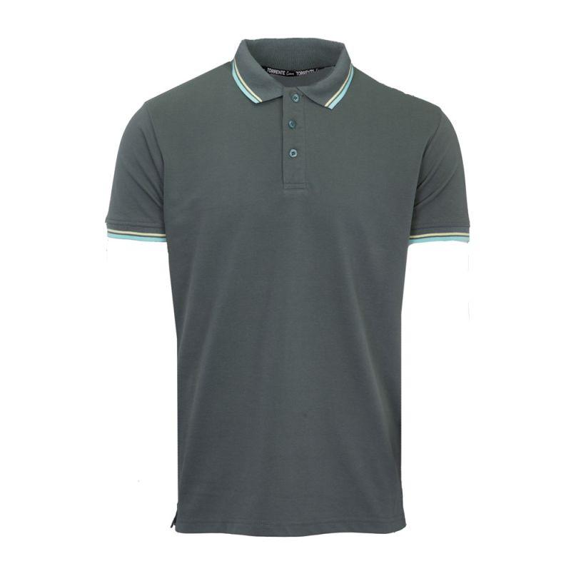 Polo coton avec liserés colorés Homme TORRENTE