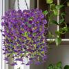 Artificial Hanging Flowers Large Morning Glory Flower UV Resistant Outdoor Hanging Plants Balcony Yard Garden Decor Wedding