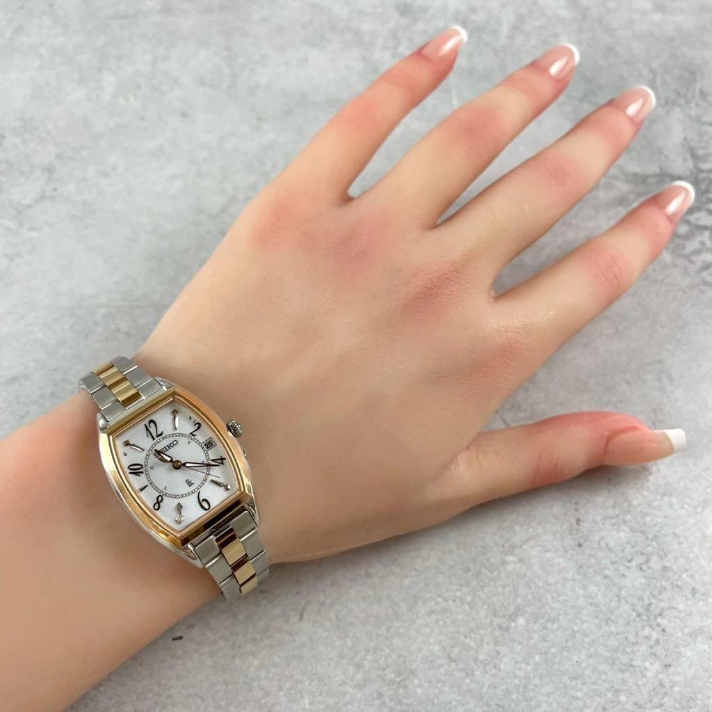 [USED] Working/Extreme SEIKO Lukia Shell Dial Solar Watch