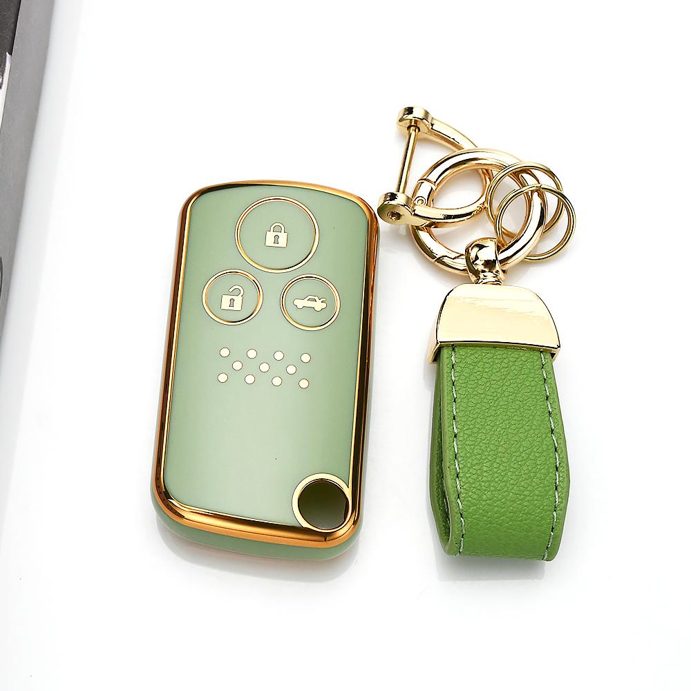 2/3 Buttons Tpu Car Key Cover Case Shell Fob Holder Bag Protector For Honda Accord Civic Crv Fit 2006 -  Accessories