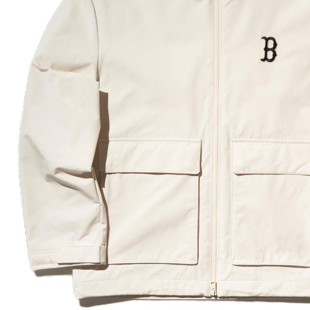 New MLB Gorpcore Jackets Coats Unisex Dark Cream 3AWJB0144-43CRD