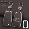 Men's Cowhide Key Case for 20 Models Including Beijing Hyundai Elantra & ix35 Verna
