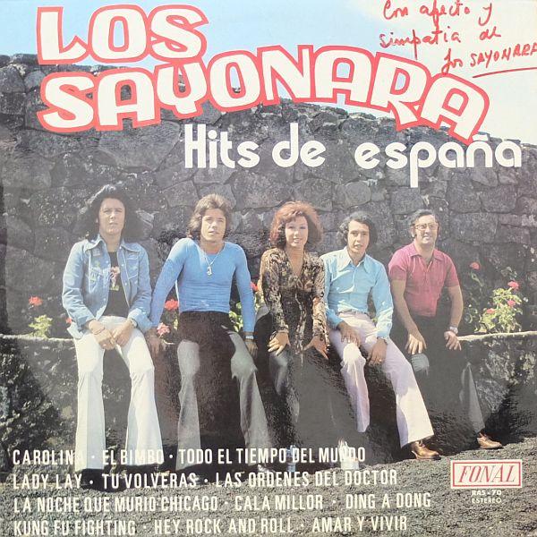 

LP Record LOS SAYONARAS - Hits De España RAS70 Fonal 1975 Spain Latin Used