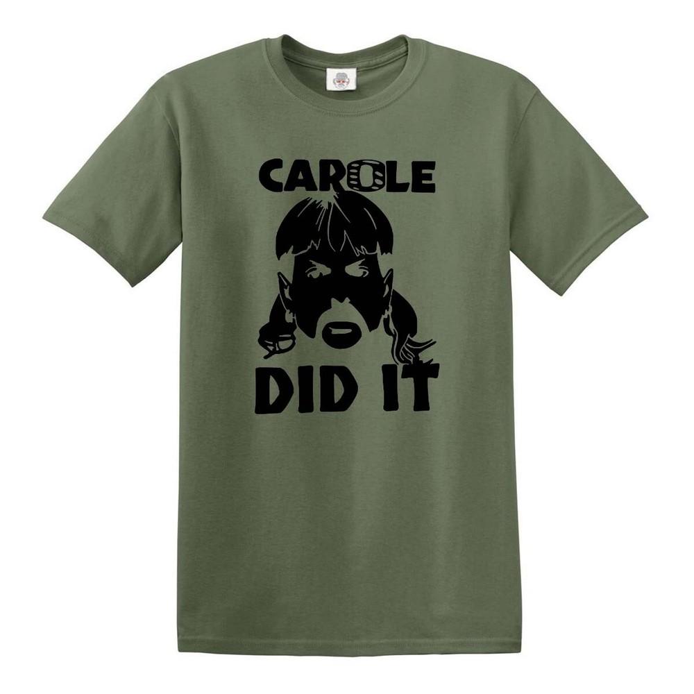 Carole baskin did it tshirt funny joe exotic the tiger king cat rescue show tee 2XL