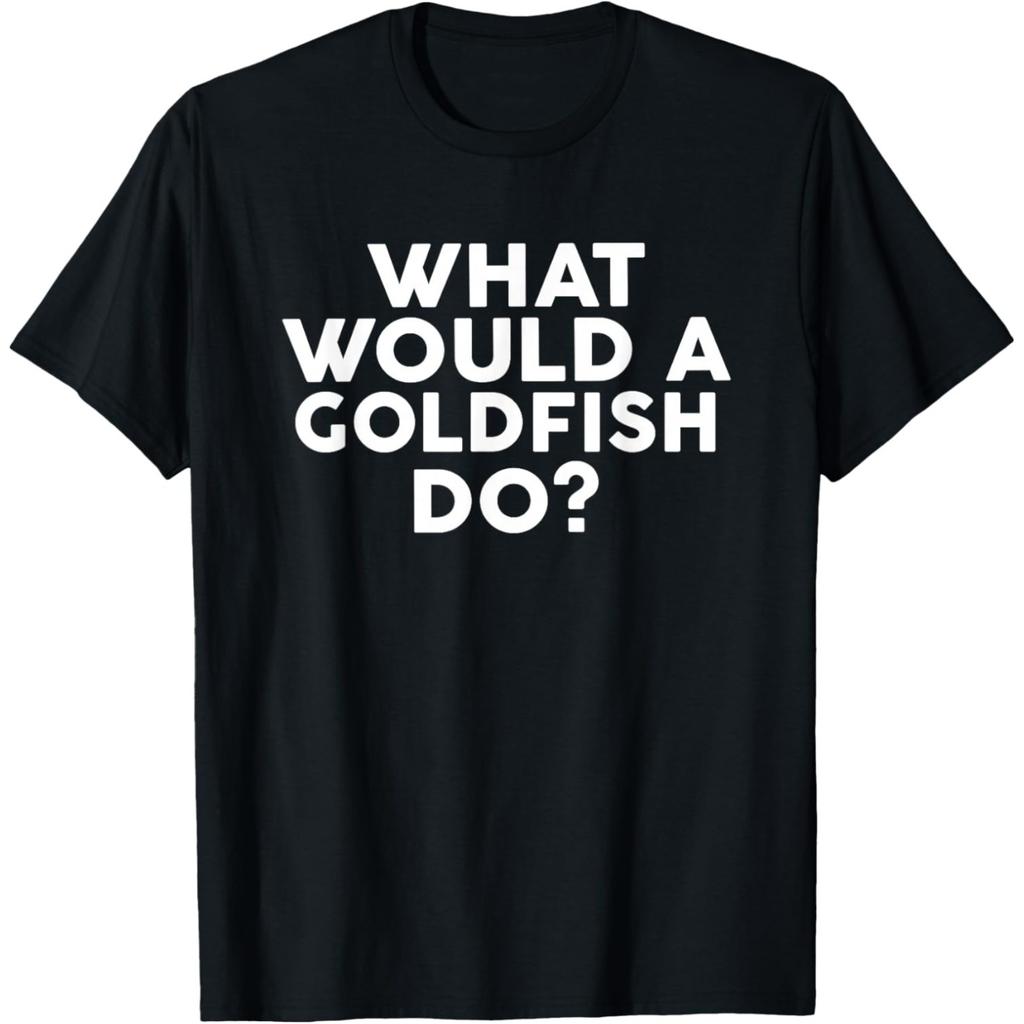 Vtipné Co by udělala zlatá rybka Rybí trička Pánská Dámská Čistá bavlna Humor Streetwear Tričko Krátký rukáv Unisex Volné oblečení