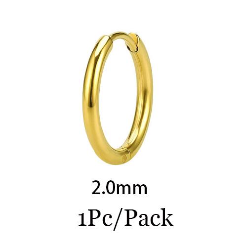 6/8/10/12mm Tiny Korean Small Stainless Steel Round Mini Little Good Huggie Hoop Earrings for Women Cartilage Piercing Loop Ring