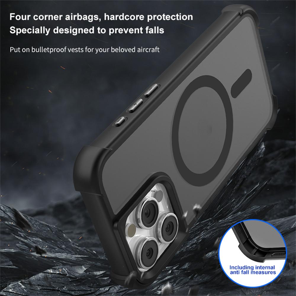 For iPhone 14 Pro Case Compatble with MagSafe Skin-Touch TPU+PC Phone Cover