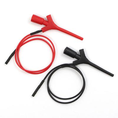 -50℃~102℃ Clip per gancio di prova 1Kit Nero+rosso Multimetro